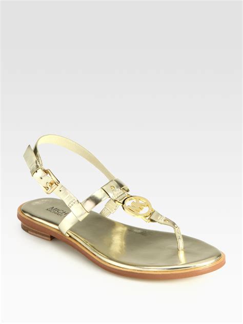 michael kors sneakers zwart goud|Michael Kors gold sandals sale.